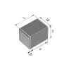 TDK 150 nF Multilayer Ceramic Capacitor, 50V DC, ±5% Tolerance, Surface Mount, CGA Series CGA8P2C0G1H154J250KA