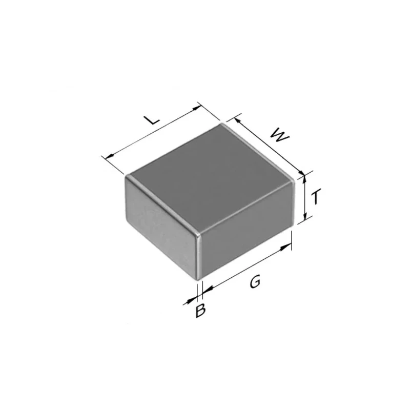 TDK 100 nF 450V dc ±5% Multilayer Ceramic Capacitor Surface Mount 2220 Case Size C5750C0G2W104J280KA
