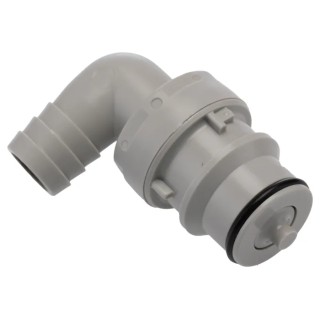 Colder Products Hose Connector 12.7 mm ID Threaded Polypropylene Grey Body 4.2 bar Pressure HFCD23812