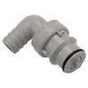 Colder Products Hose Connector 12.7 mm ID Threaded Polypropylene Grey Body 4.2 bar Pressure HFCD23812