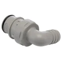 Colder Products Hose Connector 12.7 mm ID Threaded Polypropylene Grey Body 4.2 bar Pressure HFCD23812