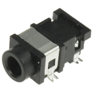 Lumberg Jack Connector 3.5 mm Surface Mount Female 3-Way Stereo 1A Solder Termination 1503 03