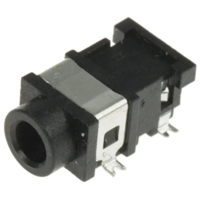 Lumberg Jack Connector 3.5 mm Surface Mount Female 3-Way Stereo 1A Solder Termination 1503 03