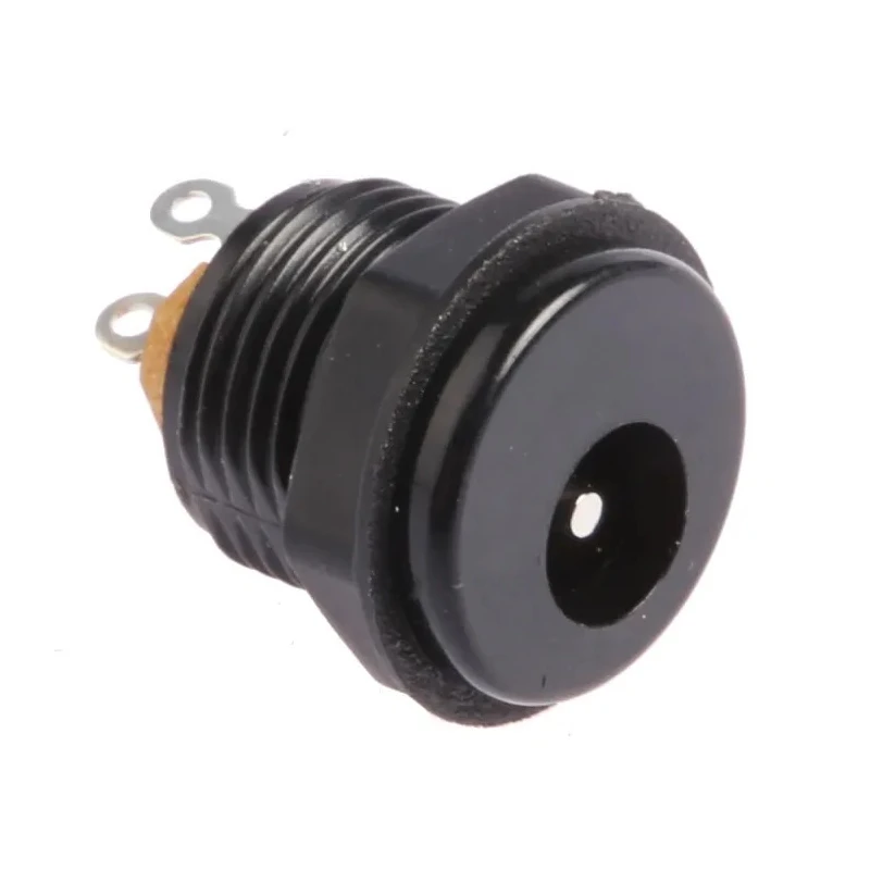 Lumberg Panel Mount Black ABS Industrial Power Connector 12V 500mA 2 Pole NEB/J 21 C