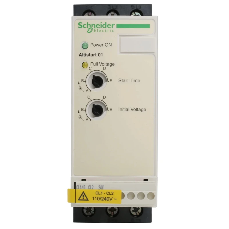 Schneider Electric Altistart Soft Starter 480V AC, 4 kW, 3 Phase, DIN Rail Mount, IP20 ATS01N109FT