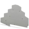 Phoenix Contact D-ST 2.5-PE/3L Grey Polyamide End Cover for Use with DIN Rail Terminal Blocks 3036673