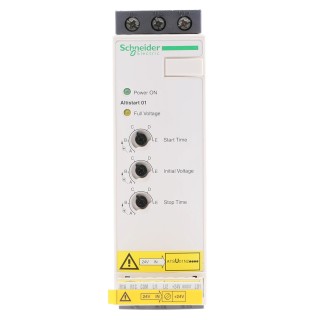 Schneider Electric 3-Phase Altistart Soft Starter 480V AC, 15 kW Power, DIN Rail Mount, IP20 ATSU01N232LT