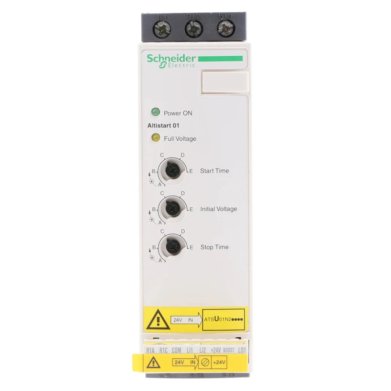 Schneider Electric 3-Phase Altistart Soft Starter 480V AC, 15 kW Power, DIN Rail Mount, IP20 ATSU01N232LT
