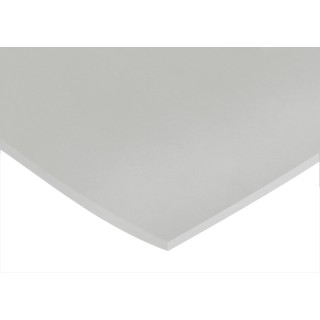 RS PRO White Silicone Rubber Sponge Sheet 600 mm x 600 mm x 1.5 mm, 200°C 506-3264