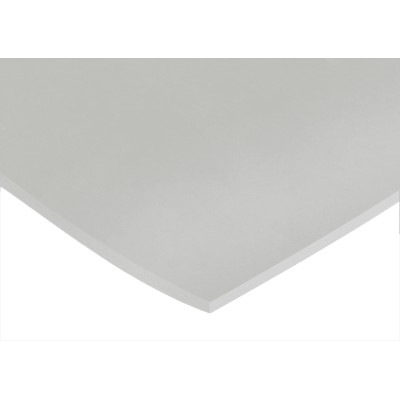 RS PRO White Silicone Rubber Sponge Sheet 600 mm x 600 mm x 1.5 mm, 200°C 506-3264