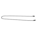 RS PRO Chrome-Plated Brass Bead Chain 3.2 mm Diameter 300 mm Length 506-7339