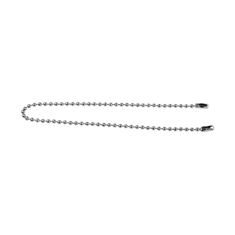 RS PRO Chrome-Plated Brass Bead Chain 3.2 mm Diameter 300 mm Length 506-7339