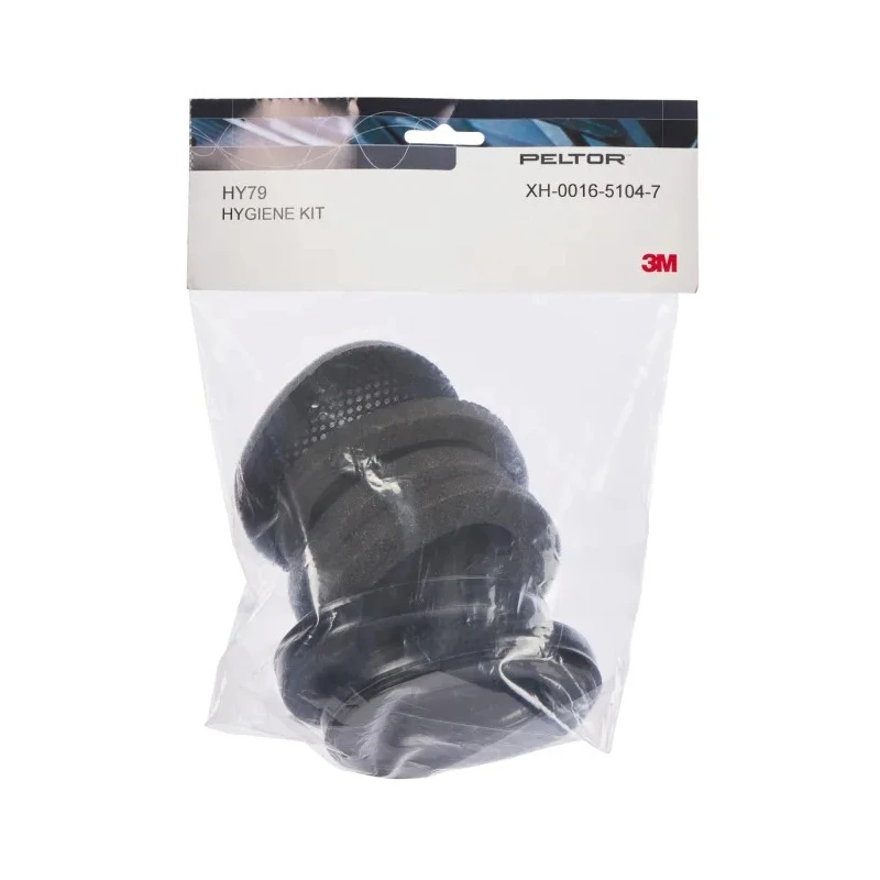 3M PELTOR Black Hygiene Kit for FM Radio LiteCom ProTac Headsets HY79