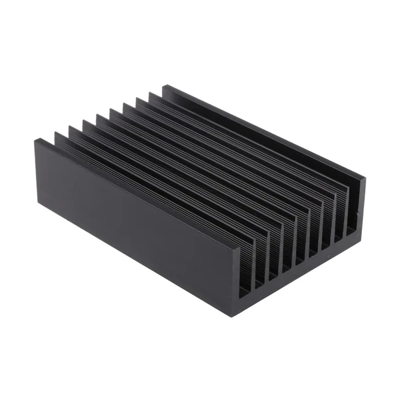 AAVID THERMALLOY Universal Rectangular Aluminium Heatsink Black 40 mm x 150 mm x 100 mm OS461/B/150