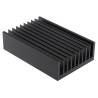 AAVID THERMALLOY Universal Rectangular Aluminium Heatsink Black 40 mm x 150 mm x 100 mm OS461/B/150