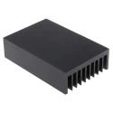 AAVID THERMALLOY Universal Rectangular Aluminium Heatsink Black 40 mm x 150 mm x 100 mm OS461/B/150