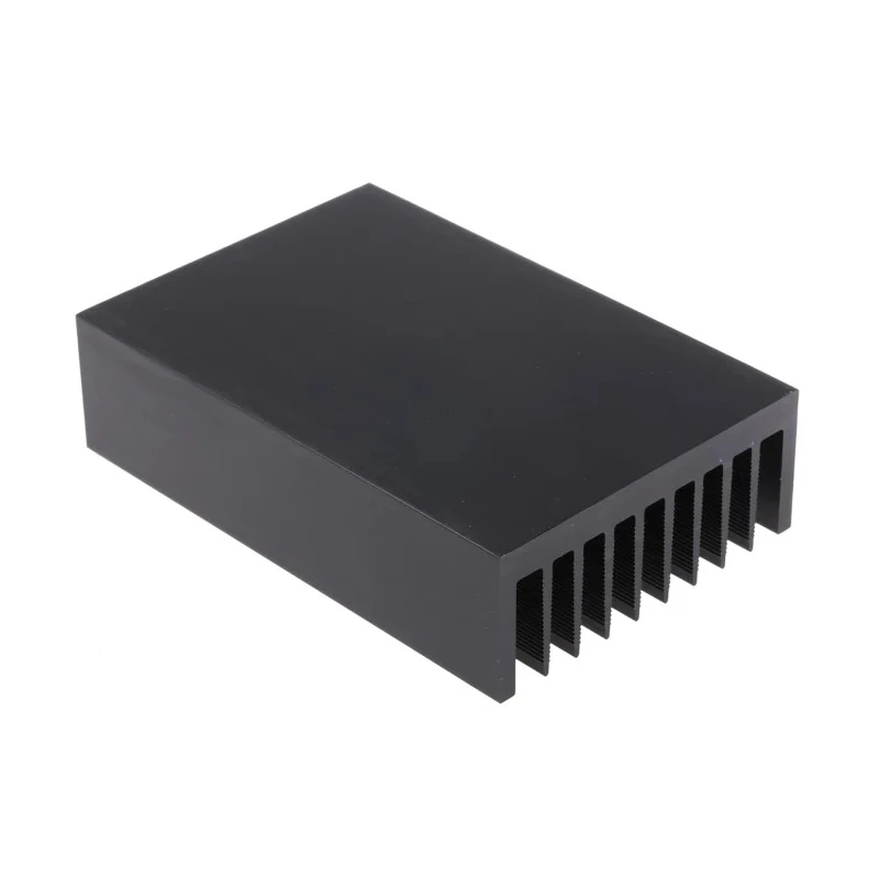 AAVID THERMALLOY Universal Rectangular Aluminium Heatsink Black 40 mm x 150 mm x 100 mm OS461/B/150