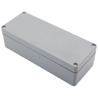 Fibox Euronord II Series Grey Grey Lid Polyester Electrical Enclosure IP66 IP67 IK08 55 mm x 190 mm x 75 P 081906 ENCLOSURE