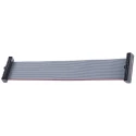Samtec IDC Ribbon Cable 1.27 mm Pitch 30AWG Stranded Tin Copper Wire 26 Conductors 100 mm Length FFSD-13-D-04.00-01-N