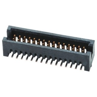 Samtec TFM Series Straight Surface PCB Header, 60 Contacts, 1.27 mm Pitch, 2 Row, Shrouded TFM-130-02-S-D-A