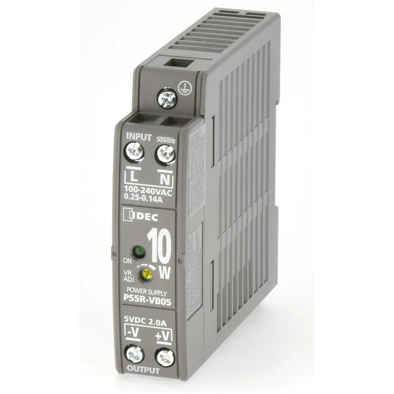 Idec Switched Mode DIN Rail Power Supply AC/DC Input 85-370V, 5V DC 10A Output 10W PS5R-V