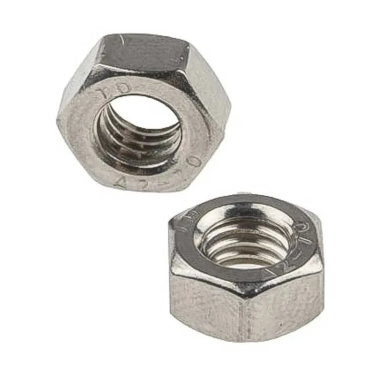 RS PRO Stainless Steel Full Hex Nut M1.4, DIN 934 179-5725