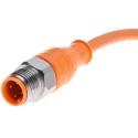 Lumberg Automation Sensor Actuator Cable Female 4 way Straight to Male 4 way Straight 28634 PRST 4-PRKT 4-07/2 M