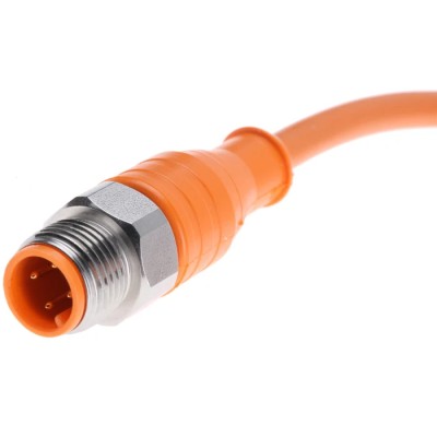Lumberg Automation Sensor Actuator Cable Female 4 way Straight to Male 4 way Straight 28634 PRST 4-PRKT 4-07/2 M