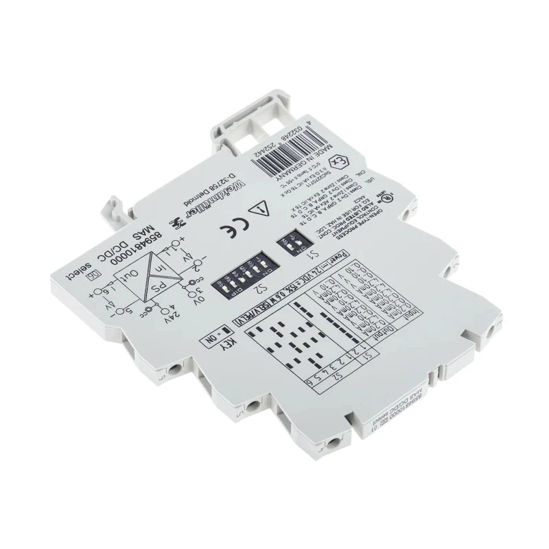 Weidmüller ACT20X Series Signal Conditioner, Current/Voltage Input, Current/Voltage Output, 24V DC Supply ACT20X