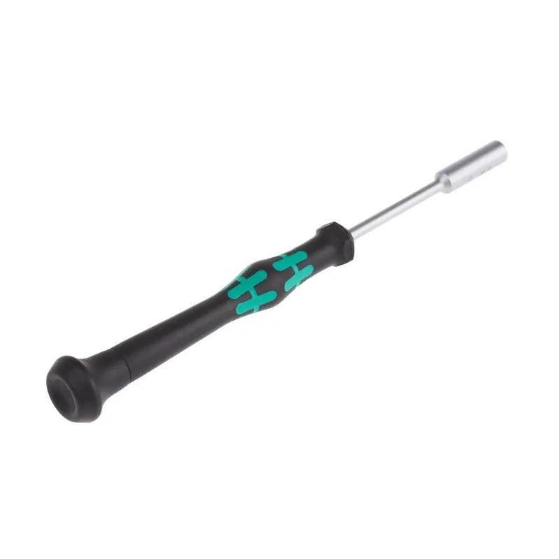 Wera Hexagon Nut Driver, 5 mm Tip, 60 mm Blade, 157 mm Overall Length 05118124001