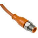 Lumberg Automation Male 4 Way Straight to Female Unterminated Sensor Actuator Cable 10 m 250V PRST 18230 PRST 4-07/10 M