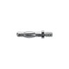 Schutzinger Silver Male Banana Plug, 4 mm Connector, M4 Thread Termination, 33 V AC, 70 V DC, 32A, Nickel Plating FK 1209 Ni