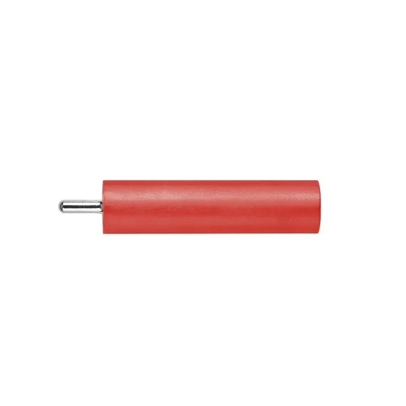 Schutzinger Red Female Banana Socket, 4 mm Connector, PC Pin Termination, 1000V, 20A, Nickel Plating LB 4-1.5 S Ni / 5 / RT