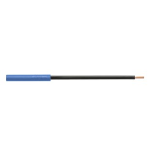 Schutzinger Blue Banana Socket with Copper Contacts Nickel Plated LB 6600 Ni / 2.5 / 13 / BL