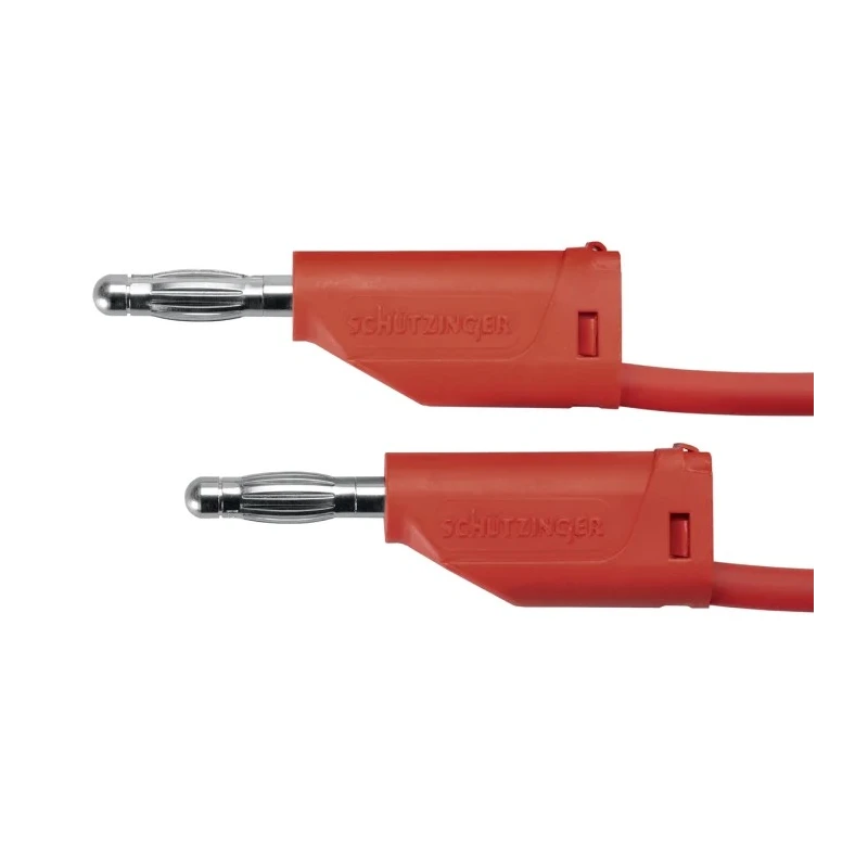 Schutzinger Test Lead 16A 33 V AC 70V DC Red 1 m Lead Length MFK 15 / 1 / 100 / RT