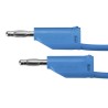 Schutzinger Test Lead 16A, 33 V AC, 70 V DC, Blue, 500 mm Lead Length MFK 15 / 1 / 50 / BL