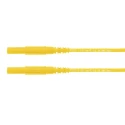Schutzinger Test Lead 16A, 1kV, Yellow, 1 m Lead Length MSFK A341 / 1 / 100 / GE