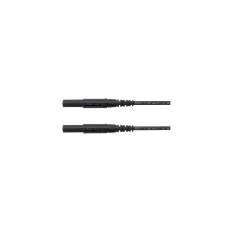 Schutzinger Test Lead 16A, 1kV, Yellow, 1 m Lead Length MSFK A341 / 1 / 100 / GE
