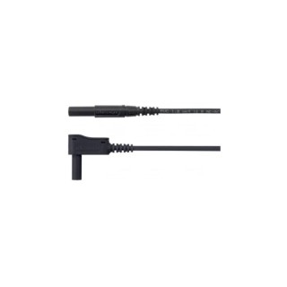 Schutzinger Test Lead 16A, 1kV, Black, 2 m Lead Length MSWFK A341 / 1 / 200 / SW