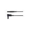 Schutzinger Test Lead 16A, 1kV, Black, 2 m Lead Length MSWFK A341 / 1 / 200 / SW