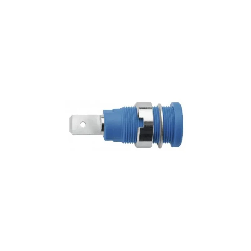 Schutzinger Black Female Banana Socket 4 mm Connector 1000V 10A Nickel Plating SEB 6452 Ni / SW / 2012