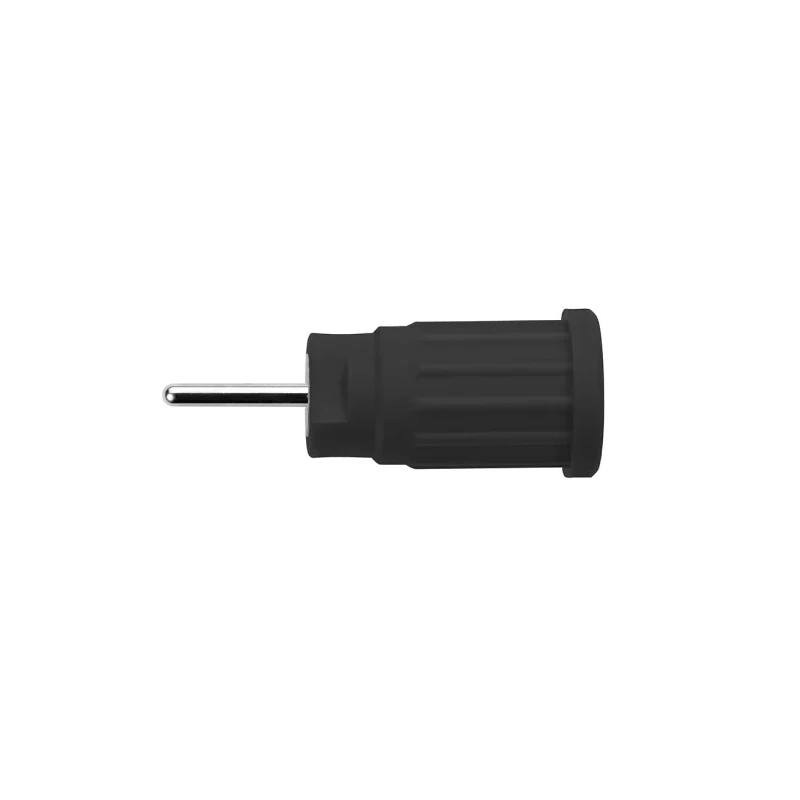 Schutzinger Black Female Banana Socket 4 mm Connector PC Pin Termination 1000V 24A Nickel Plating SEPB 6449 Ni / SW