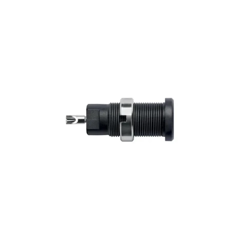 Schutzinger Red Female 2 mm Banana Socket, Solder Termination, 600V, 10A, Nickel Plated SEB 3400 Ni / RT