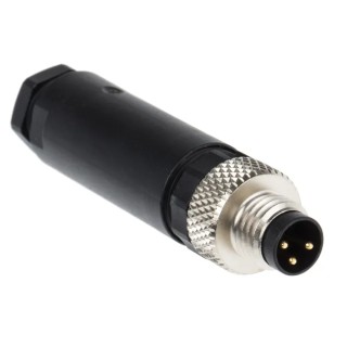 Lumberg Automation Industrial Circular Connector Cable Mount 3 Contacts Male Plug M8 IP67 63V 4A Threaded 28044 RSMCK 3