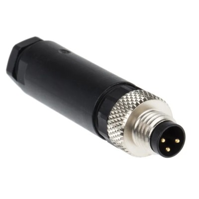 Lumberg Automation Industrial Circular Connector Cable Mount 3 Contacts Male Plug M8 IP67 63V 4A Threaded 28044 RSMCK 3