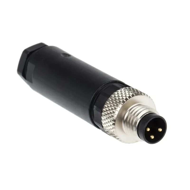 Lumberg Automation Industrial Circular Connector Cable Mount 3 Contacts Male Plug M8 IP67 63V 4A Threaded 28044 RSMCK 3