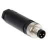 Lumberg Automation Industrial Circular Connector Cable Mount 3 Contacts Male Plug M8 IP67 63V 4A Threaded 28044 RSMCK 3