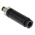 Lumberg Automation Industrial Circular Connector Cable Mount 3 Contacts Male Plug M8 IP67 63V 4A Threaded 28044 RSMCK 3