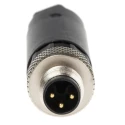 Lumberg Automation Industrial Circular Connector Cable Mount 3 Contacts Male Plug M8 IP67 63V 4A Threaded 28044 RSMCK 3