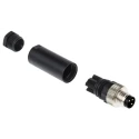 Lumberg Automation Industrial Circular Connector Cable Mount 3 Contacts Male Plug M8 IP67 63V 4A Threaded 28044 RSMCK 3